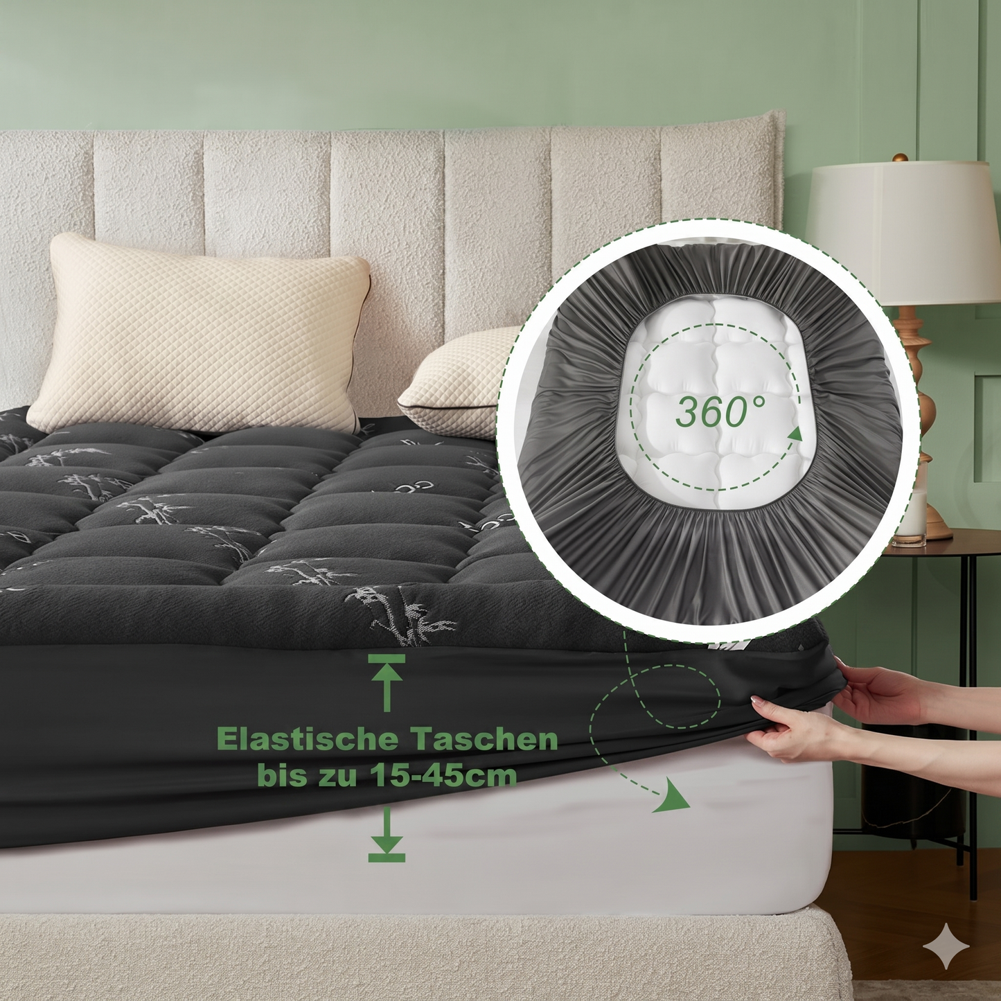 OrthoBed  Bambus-Matratzen Topper