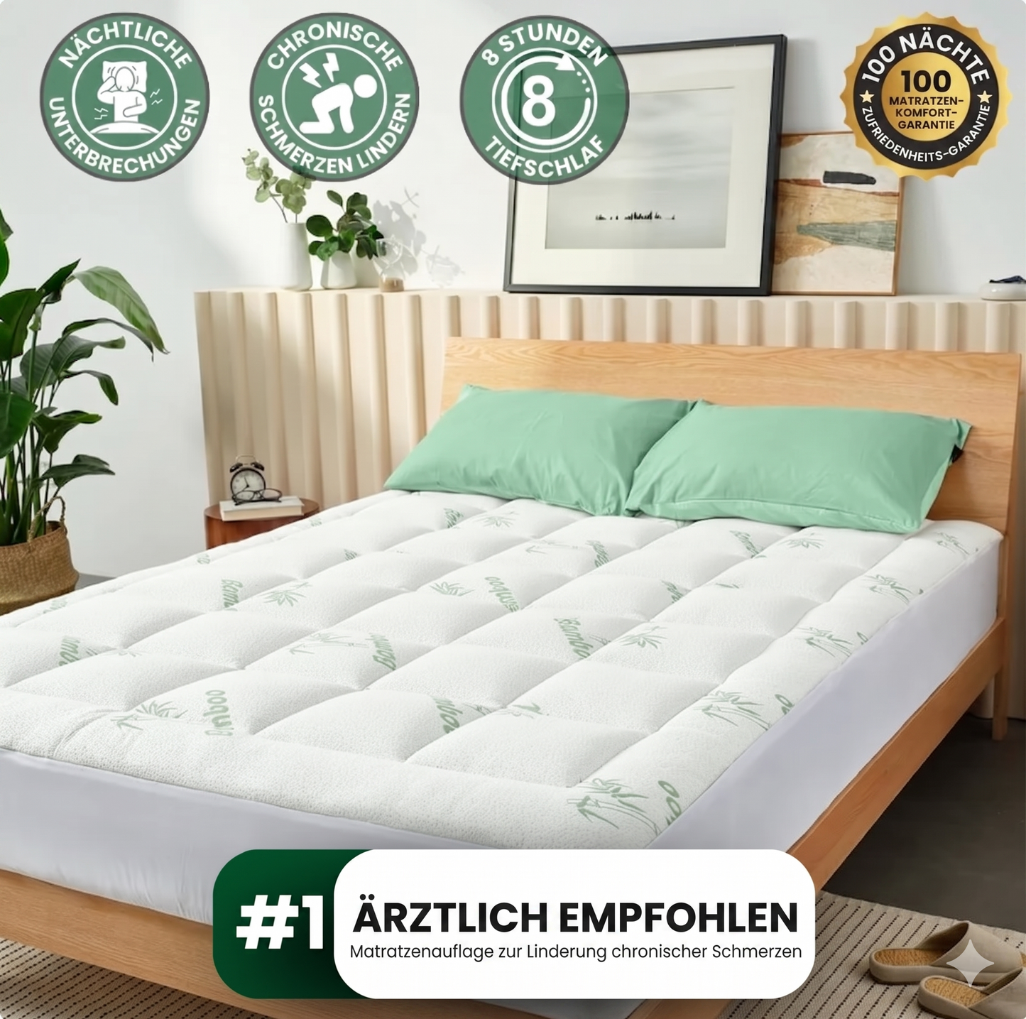 OrthoBed  Bambus-Matratzen Topper