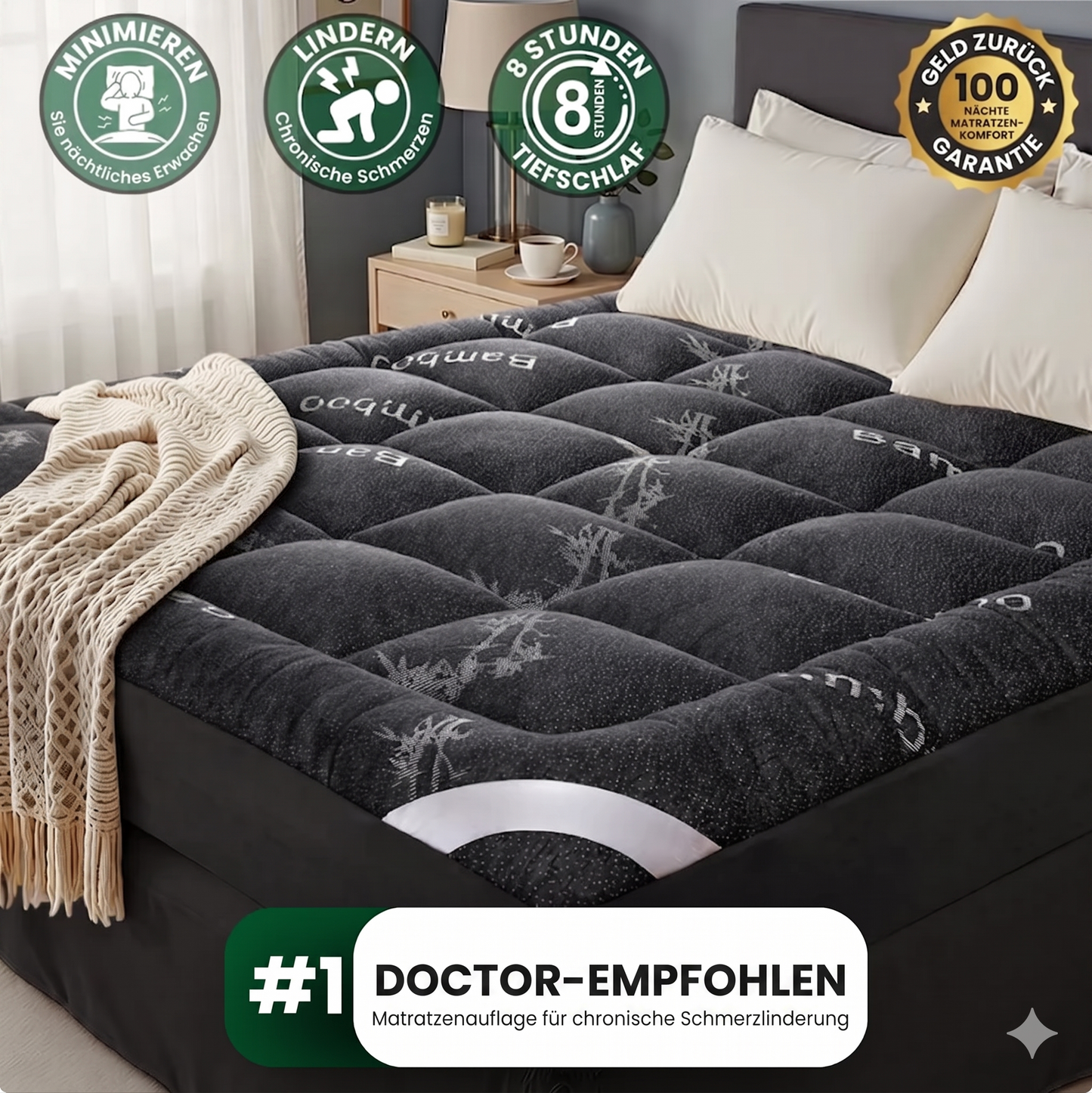 OrthoBed  Bambus-Matratzen Topper